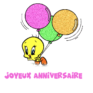 gif joyeux anniversaire Titi